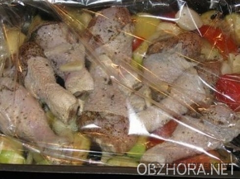 Куриные голени в рукаве - Вторые блюда - Рецепты с фото