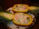 Рецепт: Салат фруктовый в ананасе