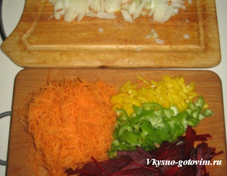 Рецепт борща из свежих овощей