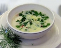 Рецепт: Суп молочный с зеленым горошком