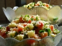 Рецепт: Салат из кускуса с редисом