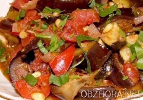 Баклажаны с томатами - Вторые блюда - Рецепты с фото
