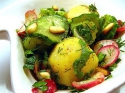 Рецепт: Зеленый картофельный салат