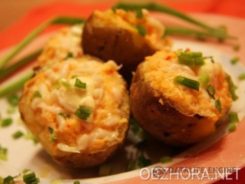 Картофель запеченный с овощами - Вторые блюда - Рецепты с фото