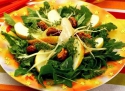 Рецепт: Кресс-салат с индейкой, киви и апельсином