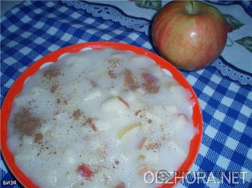 Яблочно-манная каша - Вторые блюда - Рецепты с фото