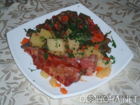 Ребрышки тушеные с овощами - Вторые блюда - Рецепты с фото
