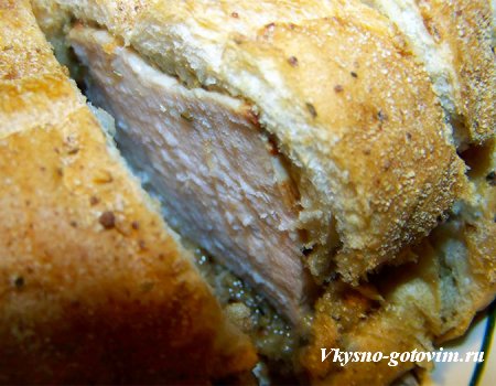 Запеченная свинина в хлебной корочке рецепт