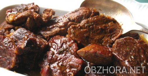 Мясо тушеное с базиликом - Вторые блюда - Рецепты с фото